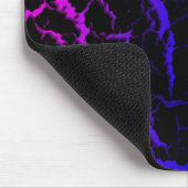 Tapis De Souris Lave de l'espace fissuré - rose/bleu (Coin)