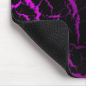Tapis De Souris Lave de l'espace fissuré - rose/pourpre (Coin)