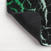 Tapis De Souris Lave de l'espace fissuré - Vert/Blanc/Orange (Coin)