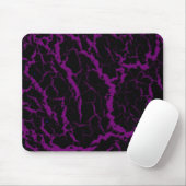 Tapis De Souris Lave de l'espace fissuré - violet (Avec souris)