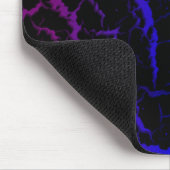Tapis De Souris Lave de l'espace fissuré - violet/bleu (Coin)