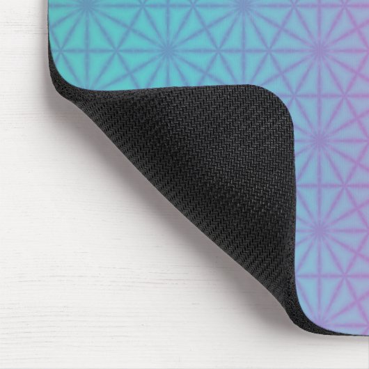 Tapis De Souris Lavender and teal geometric mouse pad (Coin)