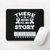Tapis De Souris Lavender Awareness Ribbon Gift For Epilepsy Patien (Avec souris)