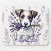Tapis De Souris Lavender Terrier Love (Devant)
