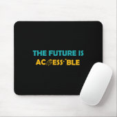 Tapis De Souris L'Avenir Est Accessible Braille American Sign Lan (Avec souris)