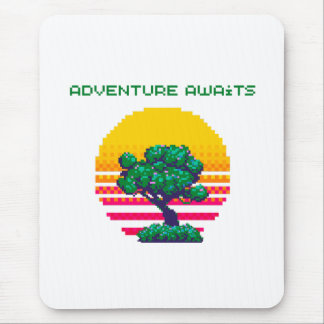 Tapis De Souris L'aventure attend Pixel Gaming