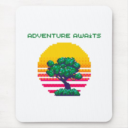 Tapis De Souris L'aventure attend Pixel Gaming (Devant)