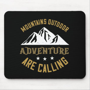 Tapis De Souris L'aventure de plein air en montagne vous appelle