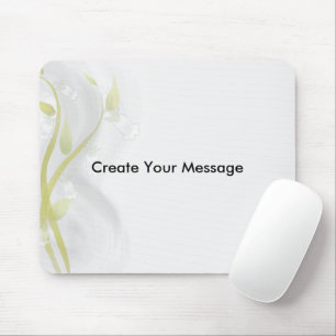 Tapis De Souris Laver à l'aquarelle Silver Bells