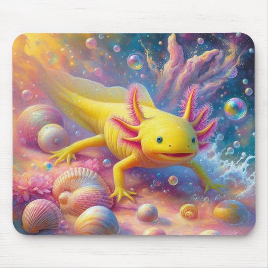 Tapis De Souris L'Axolotl Joyeux (Devant)
