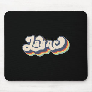 Tapis De Souris Layne Nom Nom de famille personnalisé Prénom Layne