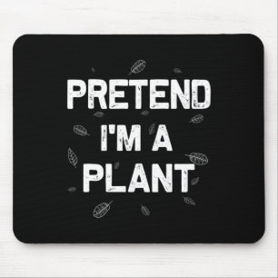 Tapis De Souris Lazy Halloween faire semblant d'être un Plante