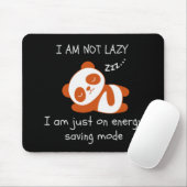 Tapis De Souris Lazy Panda Funny (Avec souris)