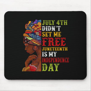 Tapis De Souris Le 11 juin est ma fête nationale, pas le 4 juillet