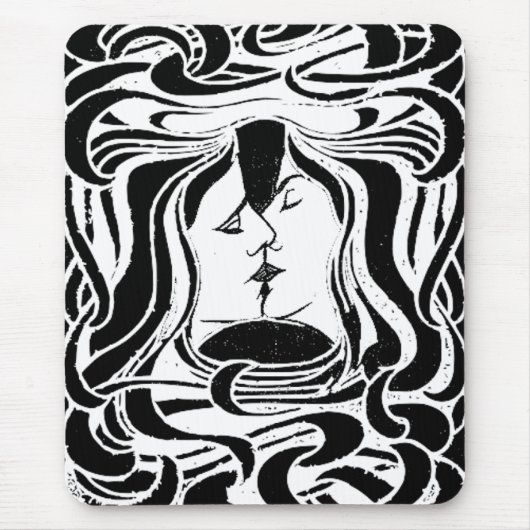 Tapis De Souris Le baiser (Devant)