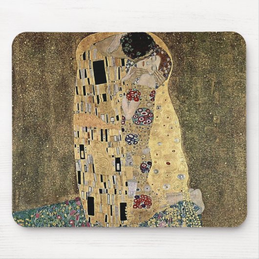 Tapis De Souris Le baiser de Gustav Klimt (vers 1908) (Devant)