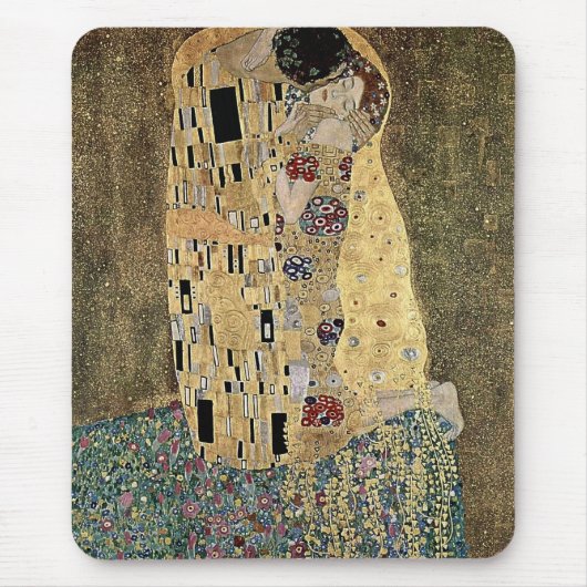 Tapis De Souris Le baiser de Gustav Klimt (vers 1908) (Devant)