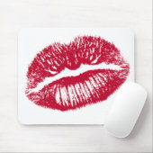 Tapis De Souris Le Baiser, Lèvres Rouges (Avec souris)