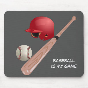 Tapis De Souris Le base-ball est mon jeu