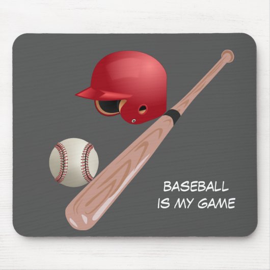 Tapis De Souris Le base-ball est mon jeu (Devant)