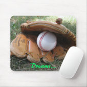 Tapis De Souris Le base-ball rêve… Mousepad (Avec souris)