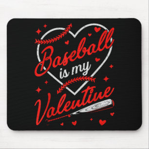 Tapis De Souris Le baseball est mon coach amoureux de la Saint-Val