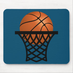 Tapis De Souris le basket-ball dans le cerceau