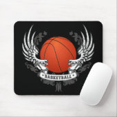 Tapis De Souris Le basket-ball s'envole Mousepad (Avec souris)