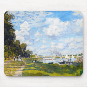 Tapis De Souris Le bassin à Argenteuil Claude Monet