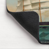 Tapis De Souris Le bateau Fleetwing, baie de Hong Kong (Coin)
