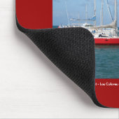 Tapis De Souris Le bateau rouge (Coin)