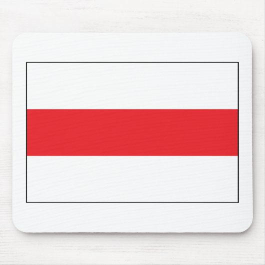 Tapis De Souris Le Belarus Flag (1991) Mousepad (Devant)