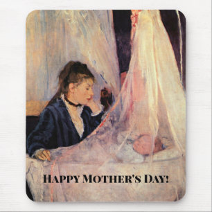 Tapis De Souris Le Berceau, célèbre peinture,