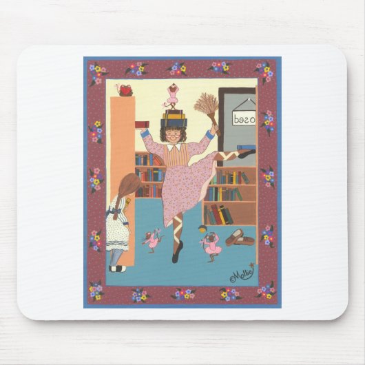 Tapis De Souris Le bibliothécaire de danse (Devant)