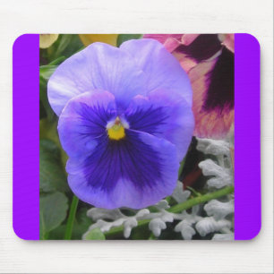 Tapis De Souris Le Blue Pansy