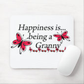 Tapis De Souris Le Bonheur, c'est être une grand-mère (Avec souris)
