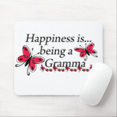 Tapis De Souris Le bonheur est un PAPILLON de Gramma (Avec souris)