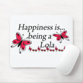 Tapis De Souris Le bonheur est un PAPILLON de Lola (Avec souris)