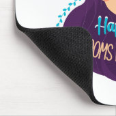 Tapis De Souris Le bonheur fleurit de l'intérieur (Coin)