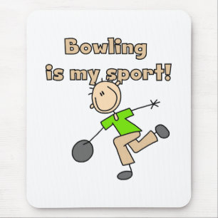 Tapis De Souris Le bowling est mon sport