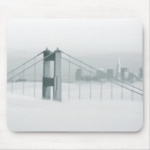 Tapis De Souris Le brouillard envahit la baie de San Francisco 2