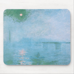 Tapis De Souris Le brouillard sur la Tamise (par Claude Monet)