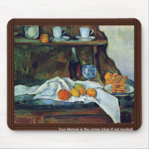 Tapis De Souris Le buffet par Paul Cézanne (la meilleure qualité