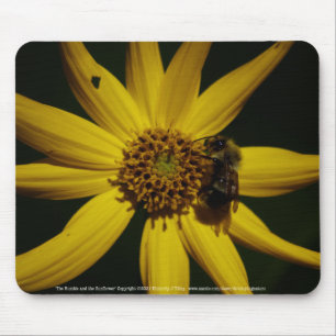 Tapis De Souris Le Bumble et le Tournesol
