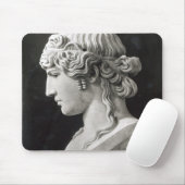 Tapis De Souris Le buste d'Antinous a appelé 'Antinous Mondragone (Avec souris)