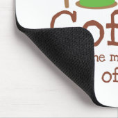 Tapis De Souris Le café est le repas le plus important du jour (Coin)