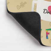 Tapis De Souris Le café est mon ami (Coin)