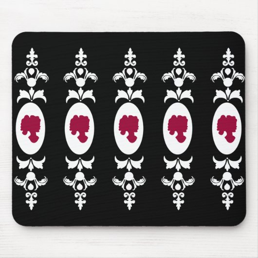 Tapis De Souris Le Cameo baroque Damask (Devant)