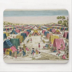 Tapis De Souris Le camp prussien d'armée, tiré de la vie sur le