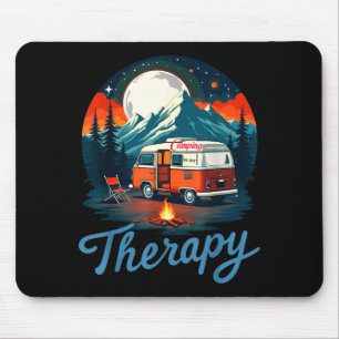 Tapis De Souris Le camping est ma thérapie